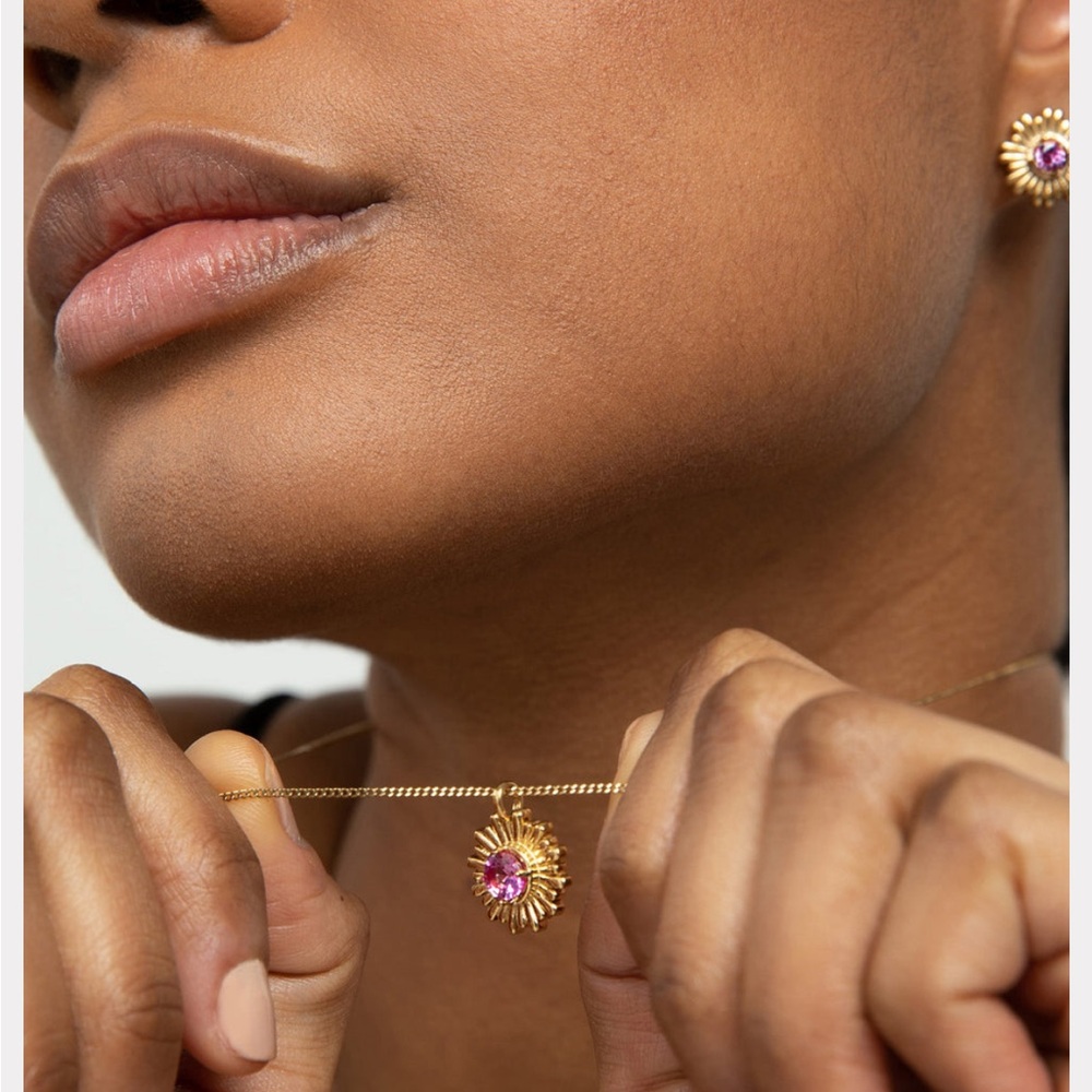 Hey Harper lapa necklace w/ Swarovski Crystal - Picture 5 of 8